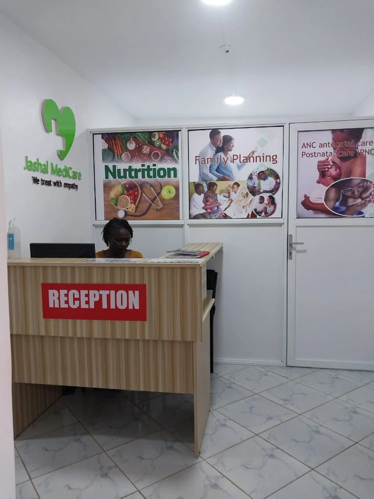 Reception and support desk